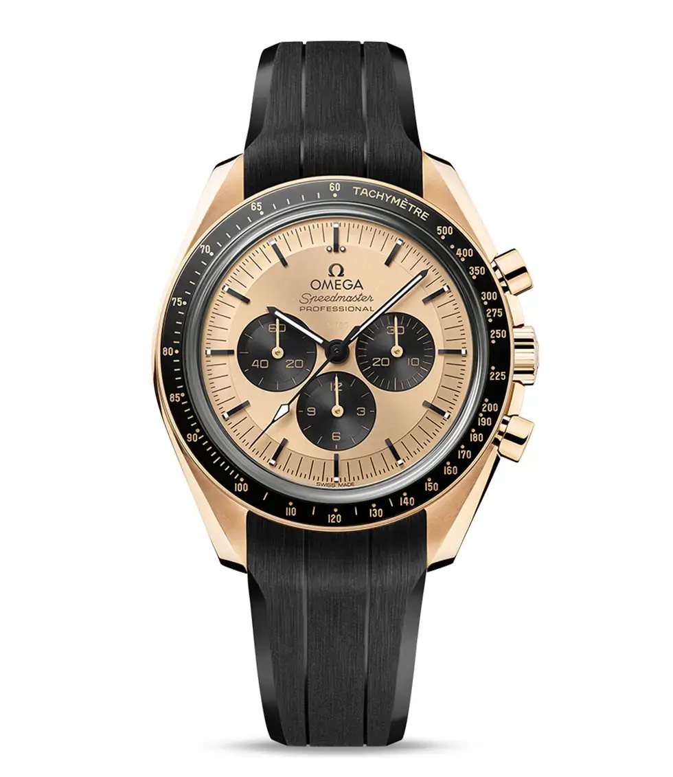 Omega Speedmaster Professional in Moonshine Gold