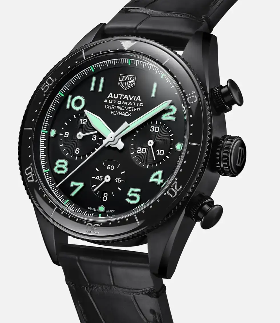 TAG HEUER Autavia 60th anniversary flyback chronograph (reference CBE511C.FC8280)